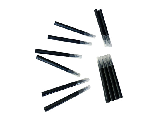 12 BLACK Mini edible ink markers for cookie decorating
