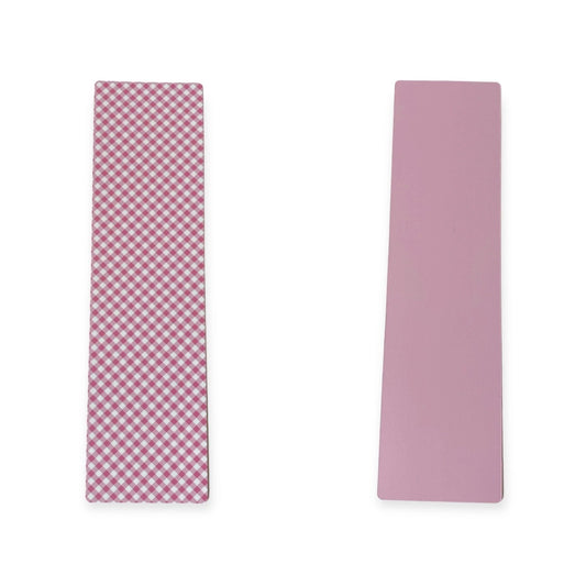 Double Sided Bag Inserts 25 pcs- Pink/ gingham