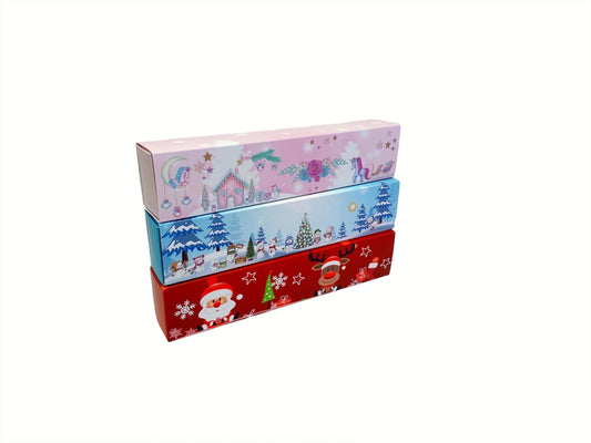 12 Macaron Boxes- Assorted Boxes (Christmas)