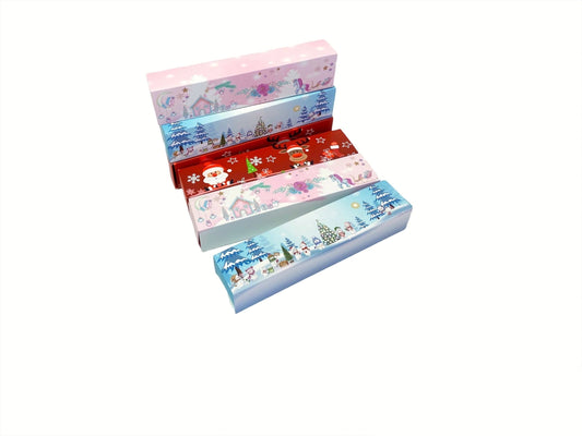 12 Macaron Boxes- Assorted Boxes (Christmas)