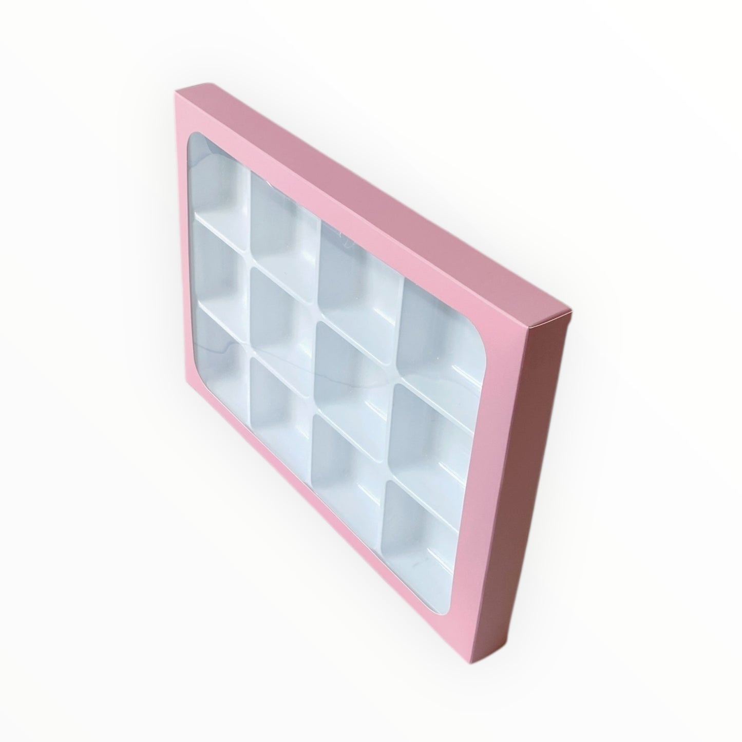 Pink Boxes with insert Tray for 12 Mini Cookies