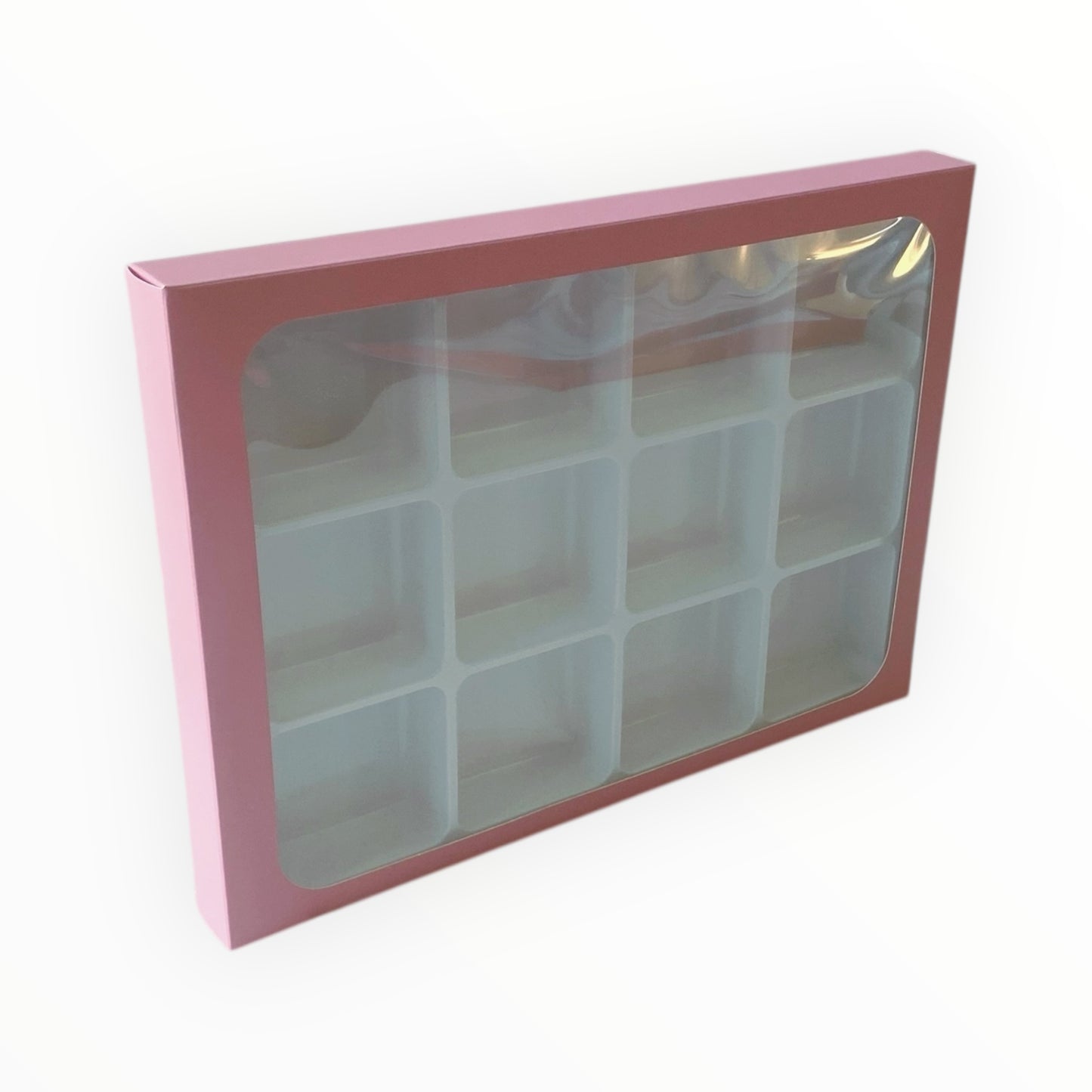 Pink Boxes with insert Tray for 12 Mini Cookies