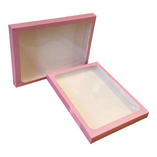 Pink Boxes NO trays for 12 Mini Cookies