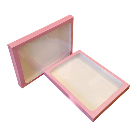 Pink Boxes NO trays for 12 Mini Cookies