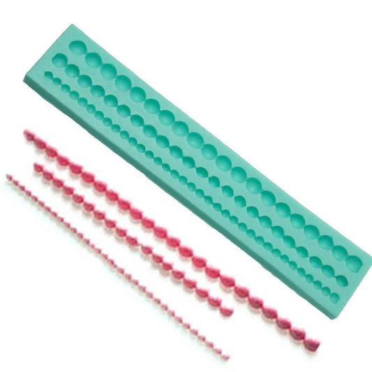 String of Pearls silicone mold