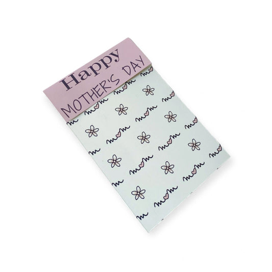 Bag Toppers- 25 pcs- Mother's Day (White)