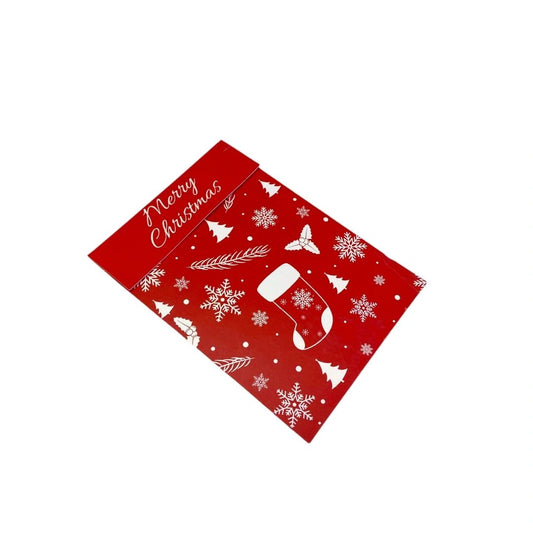 Bag Toppers- 25 pcs- Red Christmas