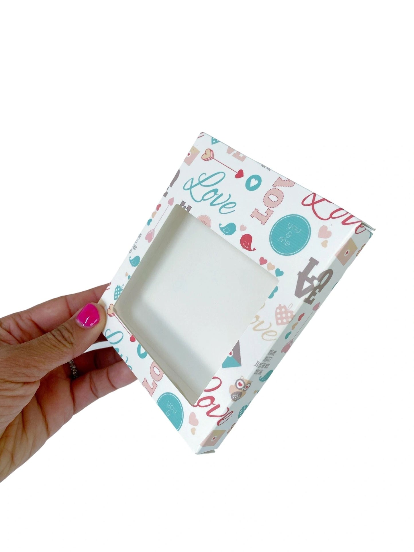 Small Cookie Box Valentine's Day (White)