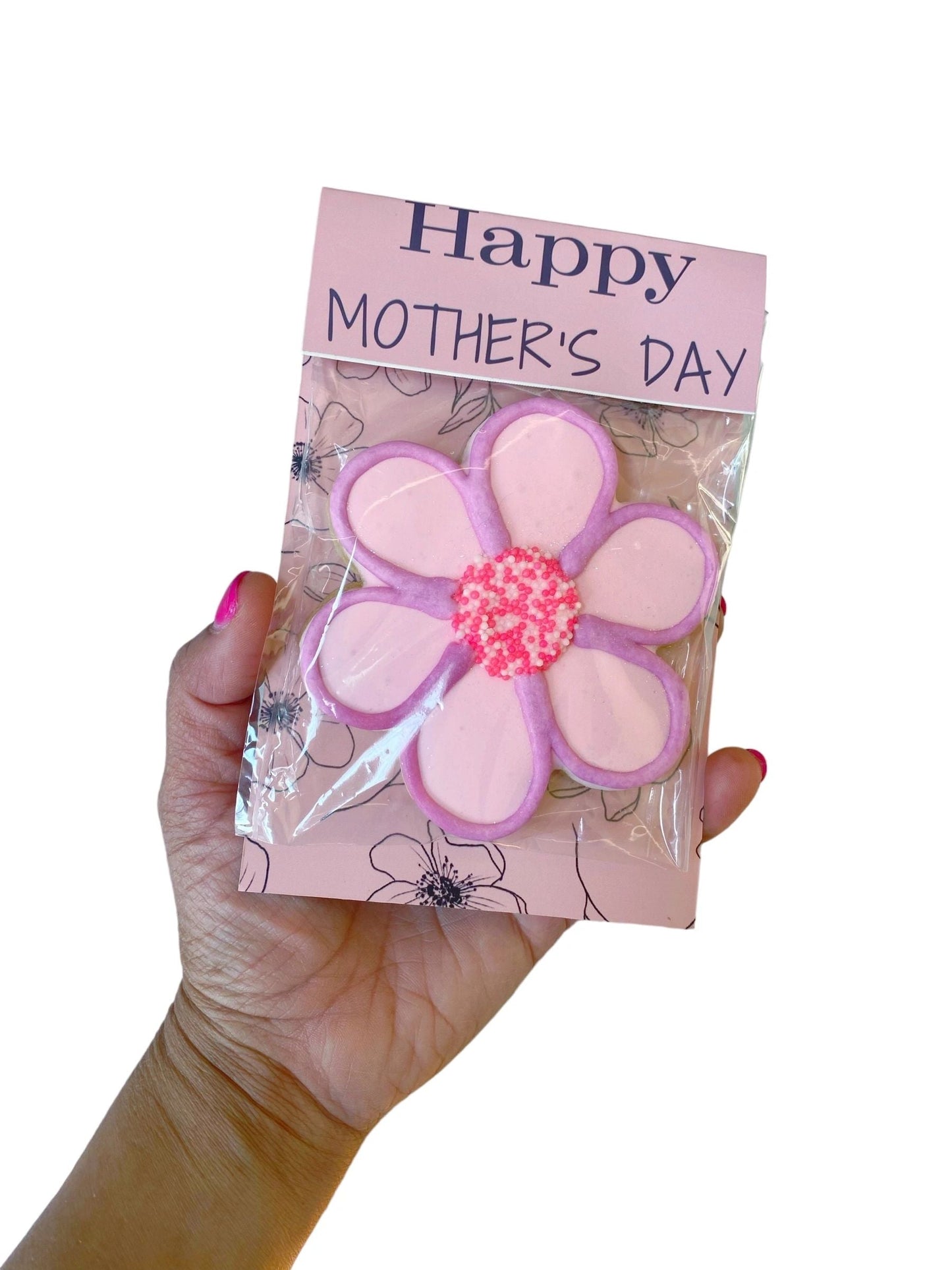 Bag Toppers- 25 pcs- Mother's Day (Dusty Rose)