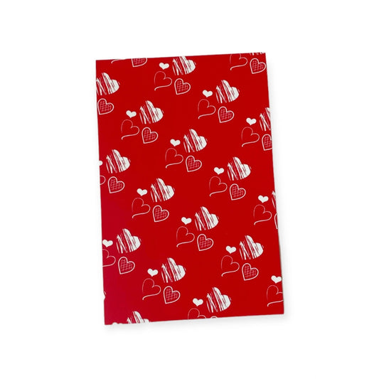 Bag Toppers- 25 pcs- Valentine's Day (Red)