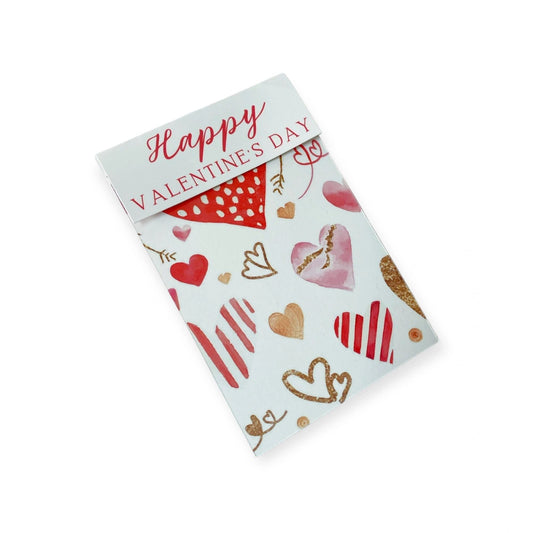 Bag Toppers- 25 pcs- Valentine's Day (White)