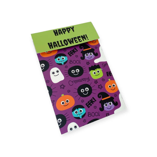 Bag Toppers- 25 pcs- Halloween (Purple/ green)
