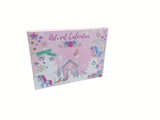 Pink Unicorn- 12 Days Advent Calendar w/ trays