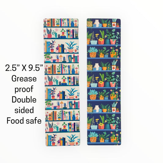 Double Sided Bag Inserts 25 pcs- Book Lovers/ Plant Lovers