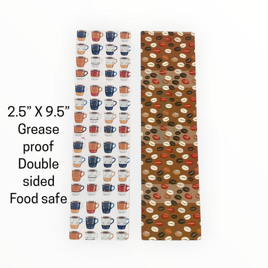 Double Sided Bag Inserts 25 pcs-Coffee/ Beans