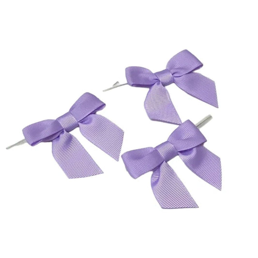 Light Orchid Pre-tied Bow -50 pcs/ pack