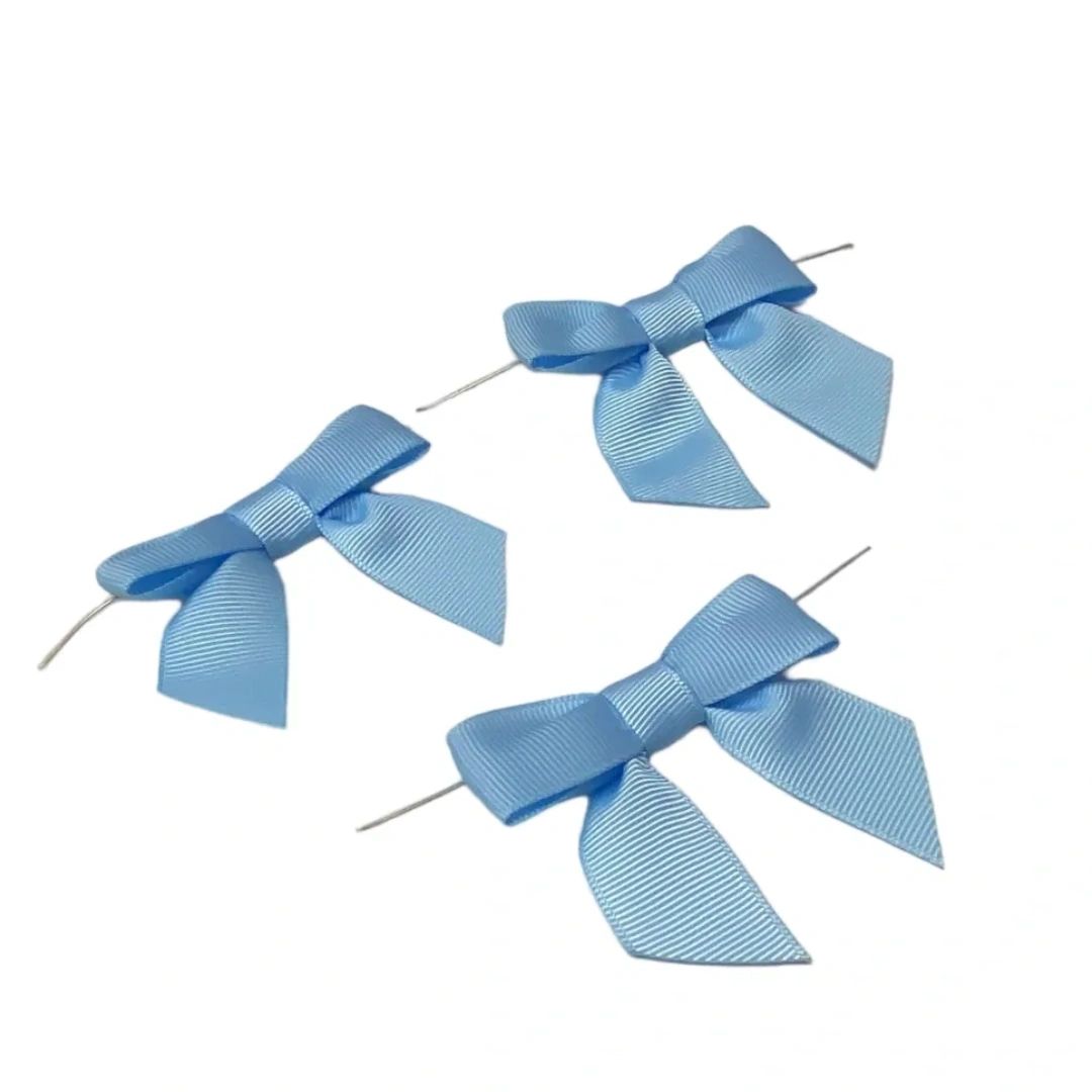 Blue Bird Pre-tied Bow -50 pcs/ pack