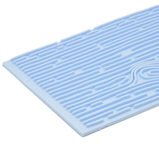 2 Pc- Wood Grain and Wall Brick Fondant Embosser