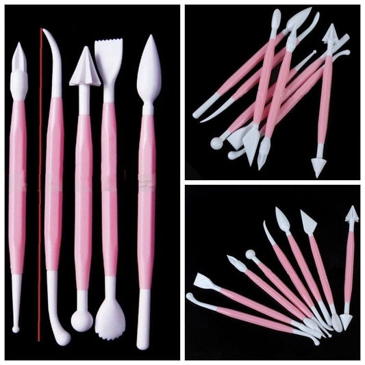 8 Pcs Fondant Cake Decorating/ Flower Modelling Tools