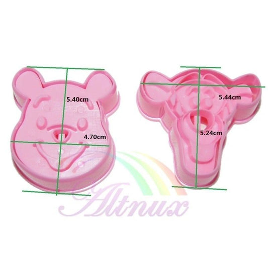 2 Piece-Pooh and Tigger Fondant Plunger