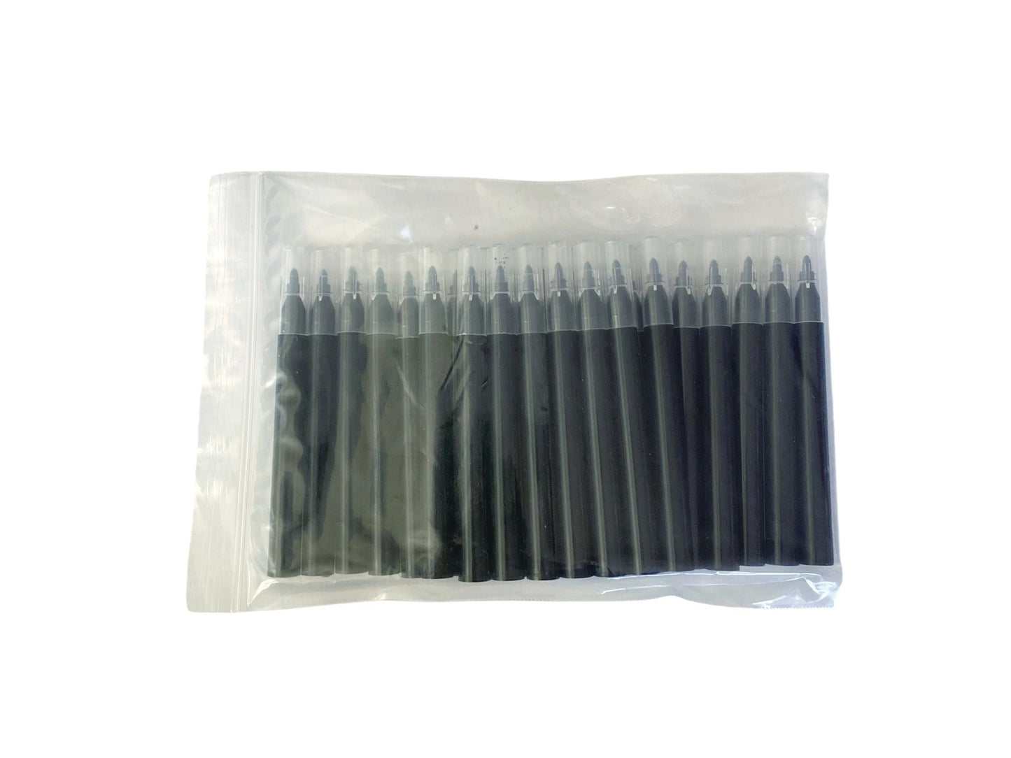 25 BLACK Mini edible ink markers for cookie decorating