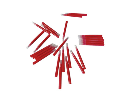 25 RED Mini edible ink markers for cookie decorating