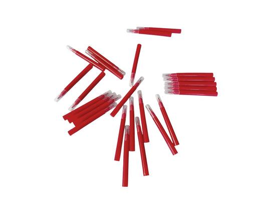 25 RED Mini edible ink markers for cookie decorating