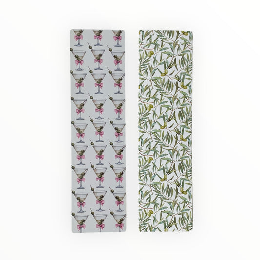 Double Sided Bag Inserts 25 pcs- Martini Glass/ Olive/ Olive Branch