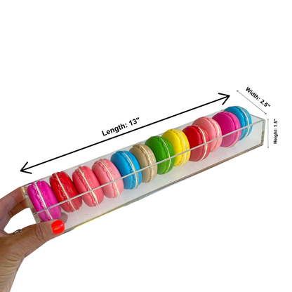 **NEW!!! *** 13" Long Acrylic Macaron Tray