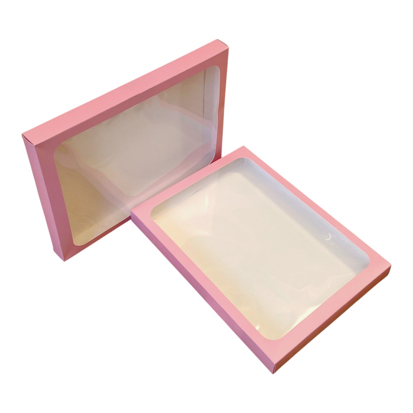 Pink Boxes NO trays for 12 Mini Cookies