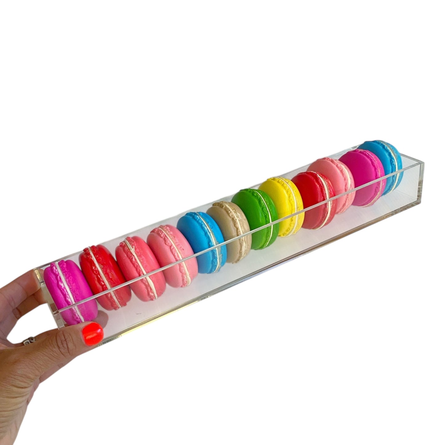 **NEW!!! *** 13" Long Acrylic Macaron Tray