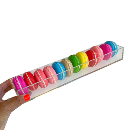 **NEW!!! *** 13" Long Acrylic Macaron Tray
