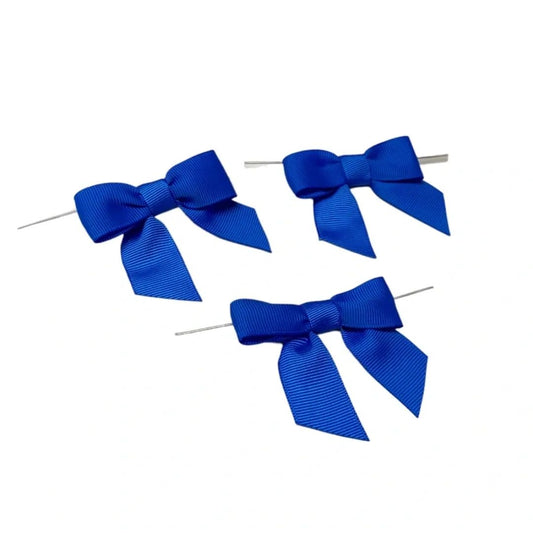 Royal Blue Pre-tied Bow -50 pcs/ pack