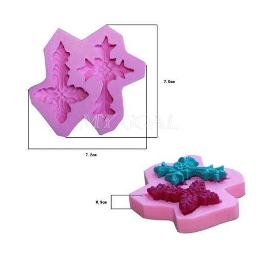 Cross silicone mold