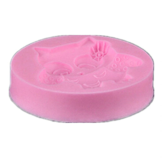 3D Owl silicone mold